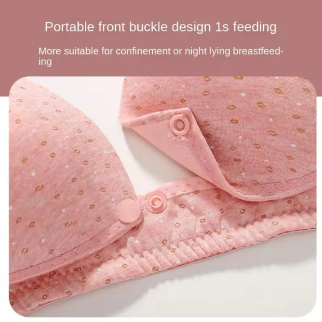 Beautiful Pink Mommy Comfort Bra(Non-Wired)