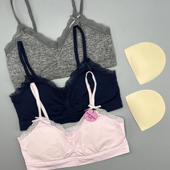 Teens Training Bras With Removable Pads