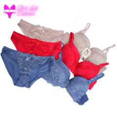 Blushing Bride Push-Up Double Padded Bra N Panty Set