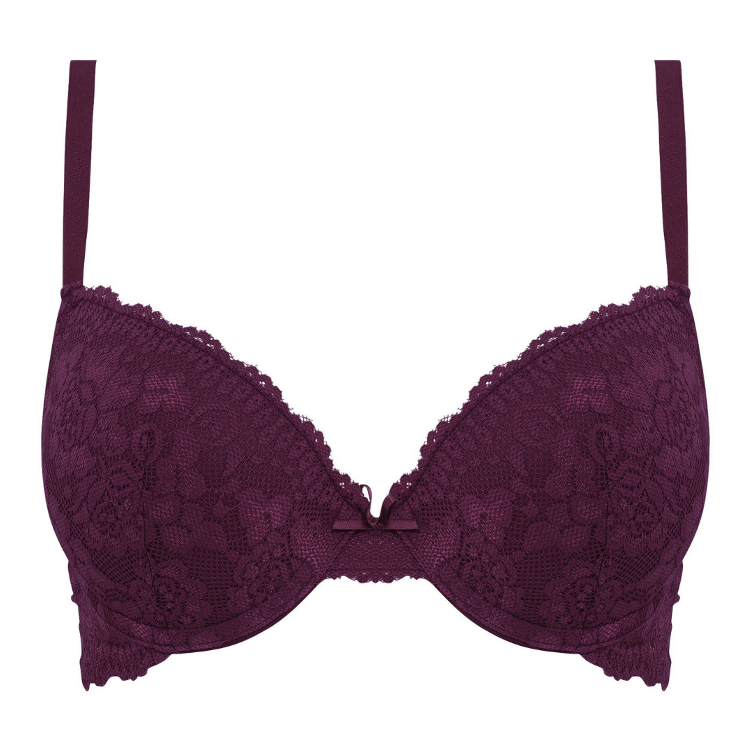 Lightly Padded Wire-Free All Over lace Bra