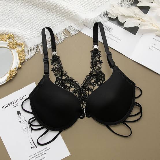 Front open imported padded butterfly bra