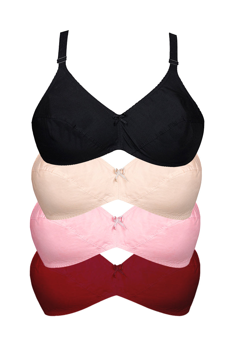 Black Luxury Everyday Knitted Cotton Bra